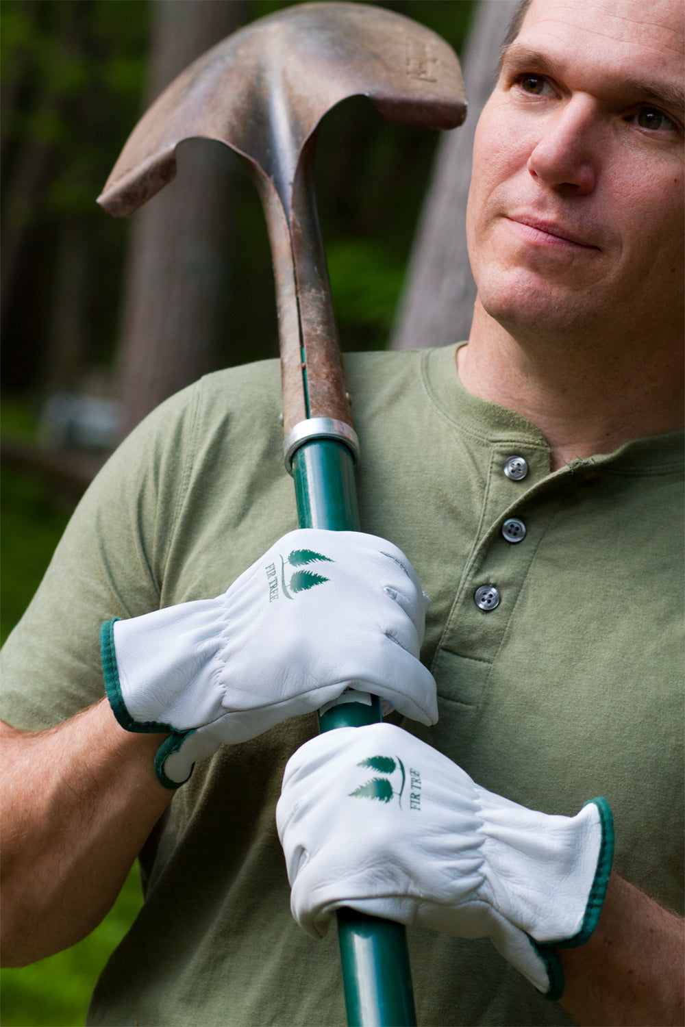 Goatskin Leather Gardening Gloves for Garden and Outdoor Work.